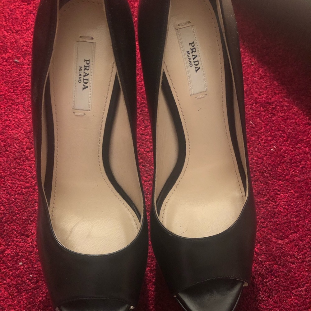 Prada platform heels 8.5